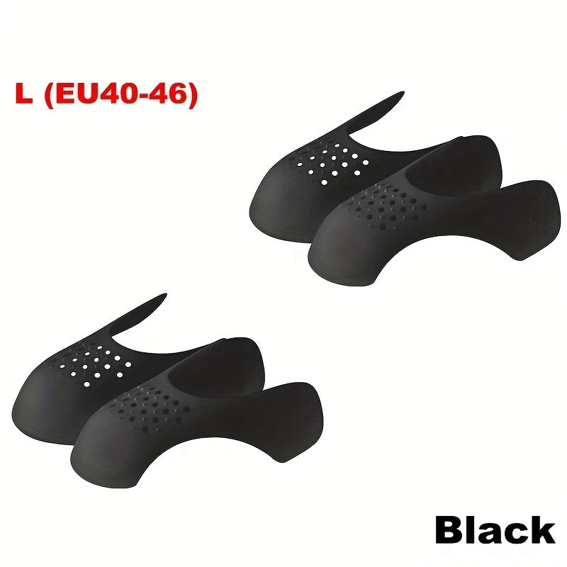 2 Pairs Anti-Wrinkle Shoe Stretchers for Sneakers Black White