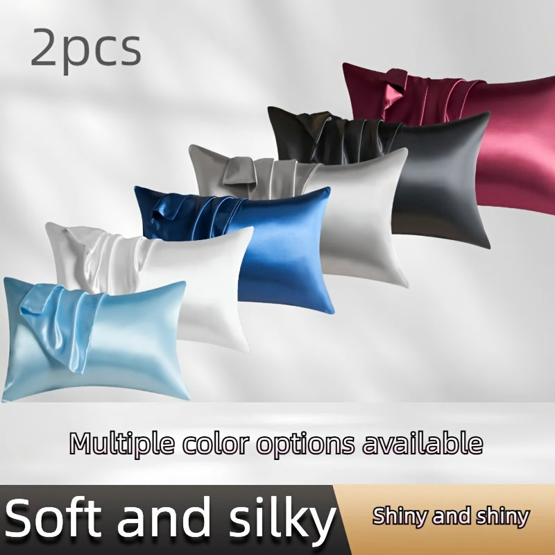 Twin White Polyester Pillow Cases Standard Size Bulk Pack