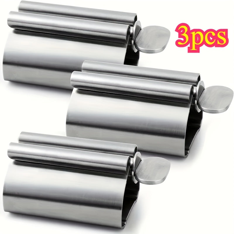 Stainless Steel Toothpaste Squeezer Manual Tube Wringer Pack of 1-4