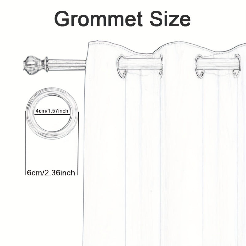 Blackout Curtain 1 Panel Solid Black Insulated Room Darkening for Bedroom Living Room