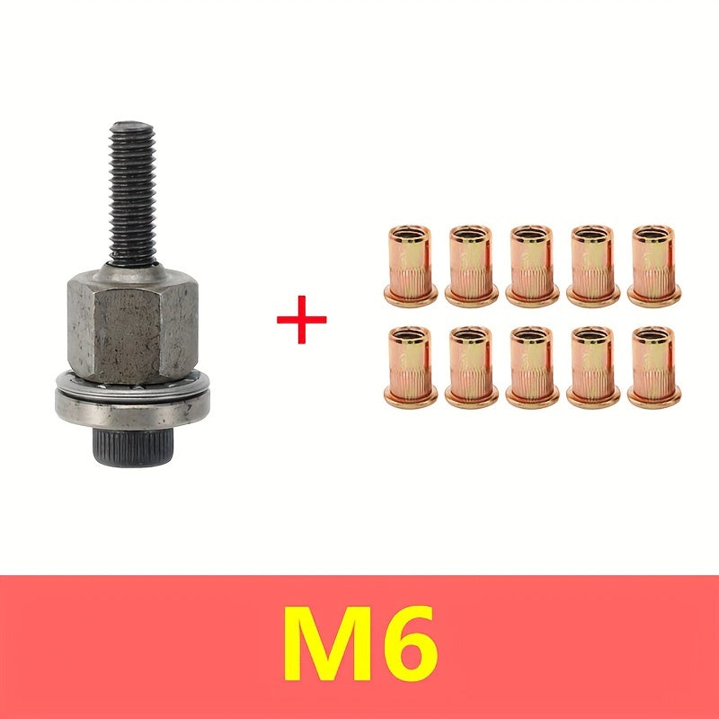 Manual Rivet Nut Tool for Thin Iron Skin Carbon Steel Easy to Use