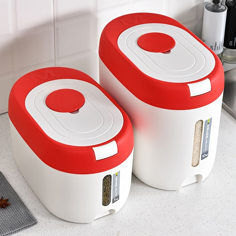 Commercial Rice Storage Bin Airtight Moisture-Proof Large Capacity Kitchen Food Grade