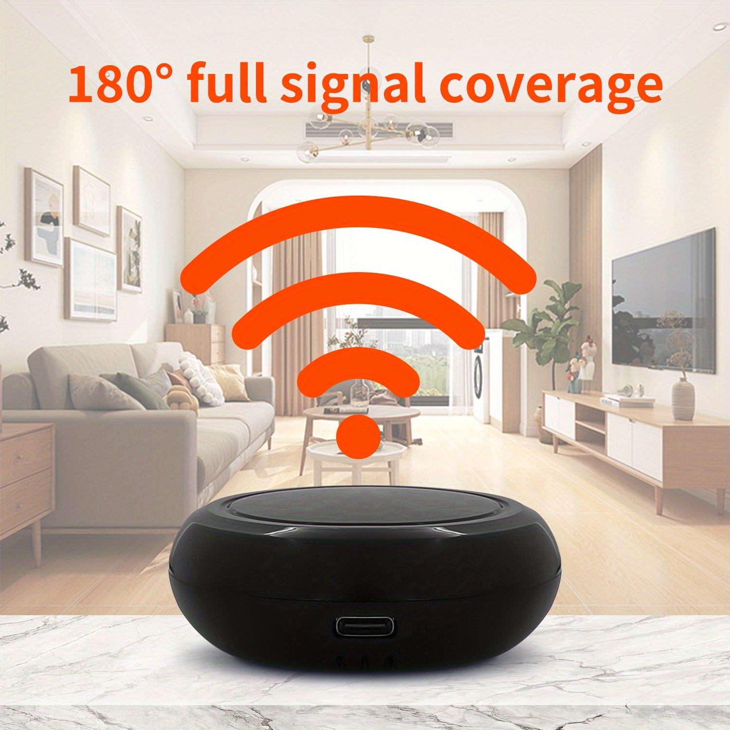 WiFi Smart Home Remote Control Hub with IR Controller Compatible with Alexa Tuya App and Smart Life