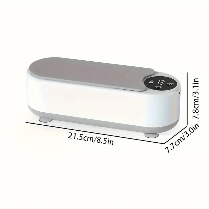 Portable Jewelry and Glasses Cleaner with Soundwave Technology USB Rechargeable Deep Cleaning