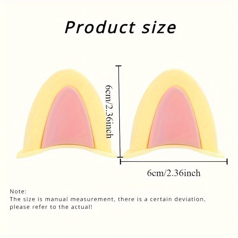 Ikki ta bo'lakli avtomobil paneli bezagi, yoqimli mushuk quloqli bug'doy nonlari, plastmassa ramka