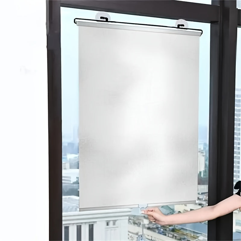 Universal Qora Rolli Qoplamali Sunshade uchun Avtomobil, Yotoqxona, Oshxona, Ofis uchun Suvga chidamli yopishtiruvchi tutqich