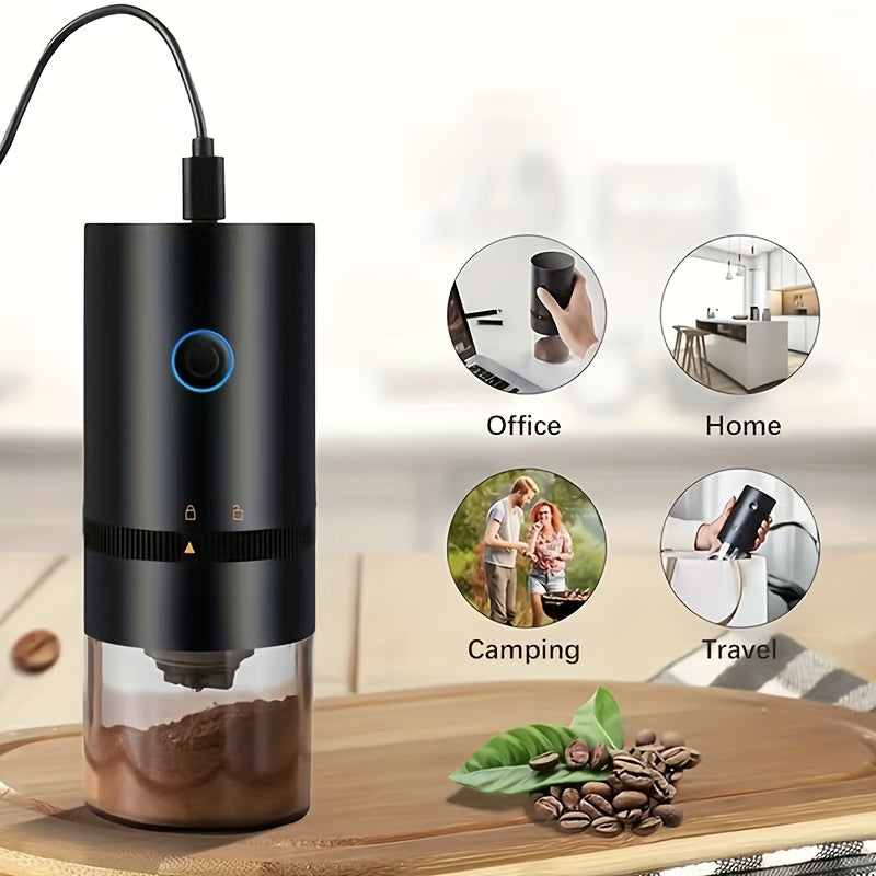 Electric Coffee Bean Grinder Portable USB Rechargeable Small Automatic Grinder