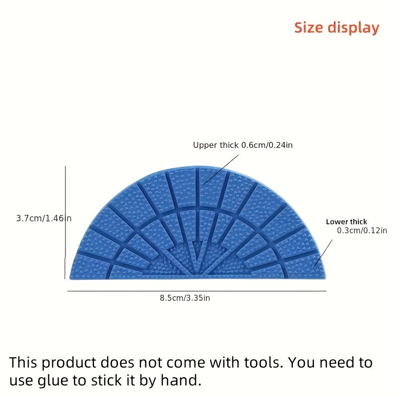 2/4pcs Sports Shoes Sole Heel Anti-slip Repair Stickers for Wear-resistant Grip