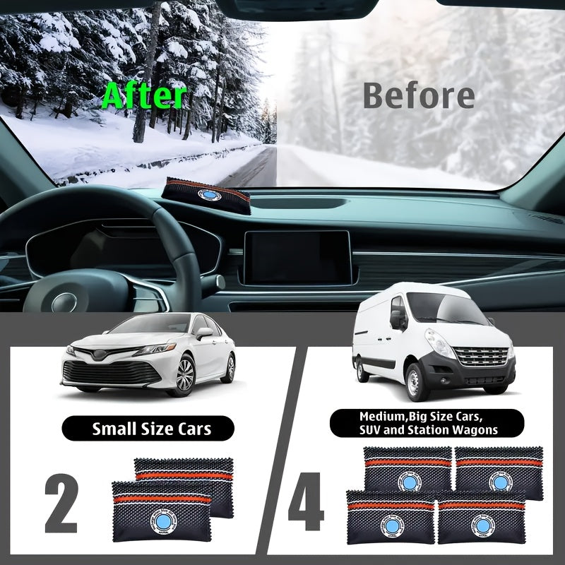 Многоразовая сумка-осушитель для автомобиля 400 г, герметичный поглотитель влаги для автомобилей и автодомов