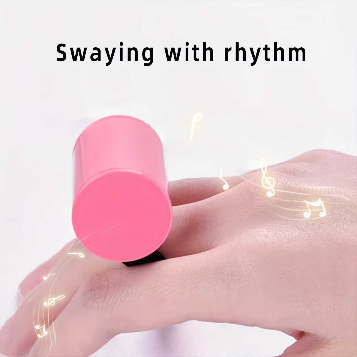 Pink Ukulele Finger Sand Hammer Durable ABS Percussion Instrument for Guitar and Ukulele