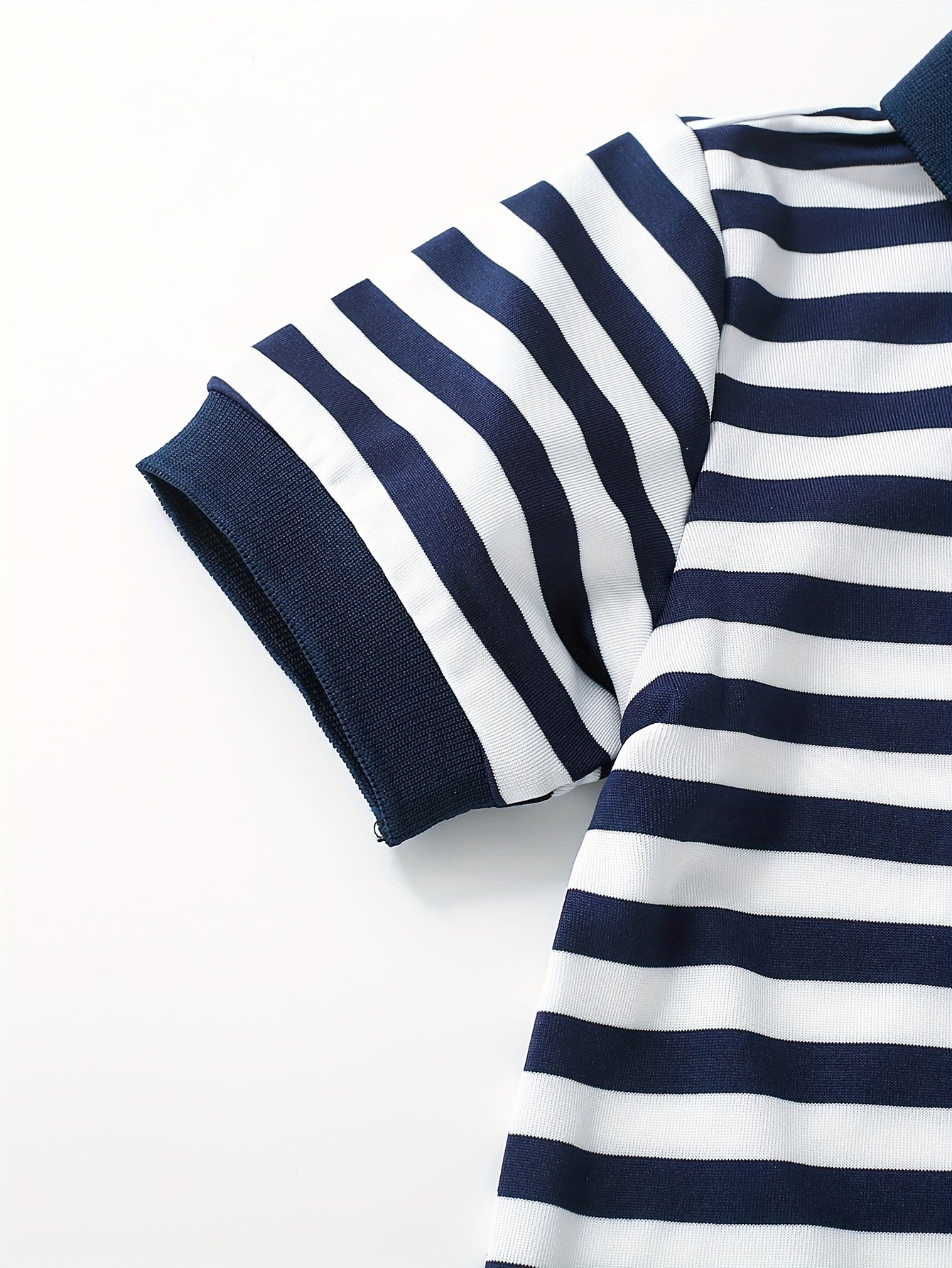 Kids Boys Summer Short Sleeve and Shorts Set Animal Embroidered Polyester