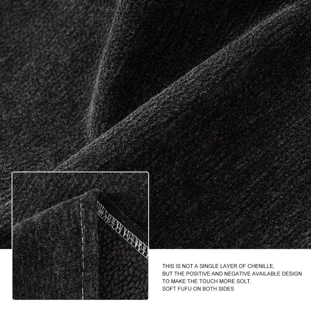 Мягкое шенилловое покрывало для всех сезонов, легко чистится и не усаживается. Полное покрытие для дивана с деталями в виде кисточек. Машинная стирка и защита от царапин кошек. Удобно для диванов на одно-четыре места. Идеальное покрывало для дивана.