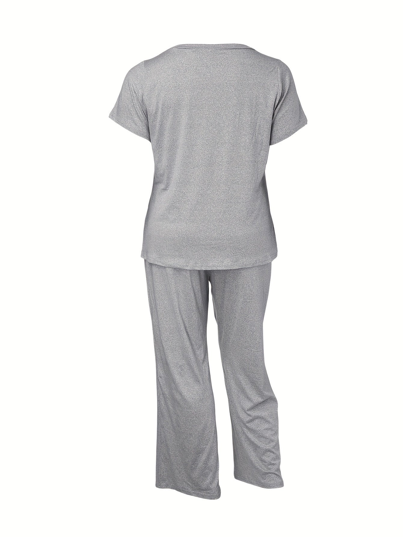 Girls Cotton Alphabet Printed Casual Home Suit