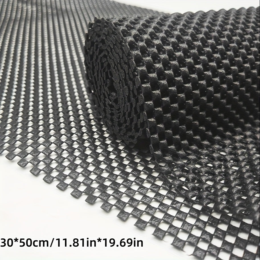 Silicone PVC Non-Slip Bath Rug Mat with Knit Fabric Durable Washable Floor Mat