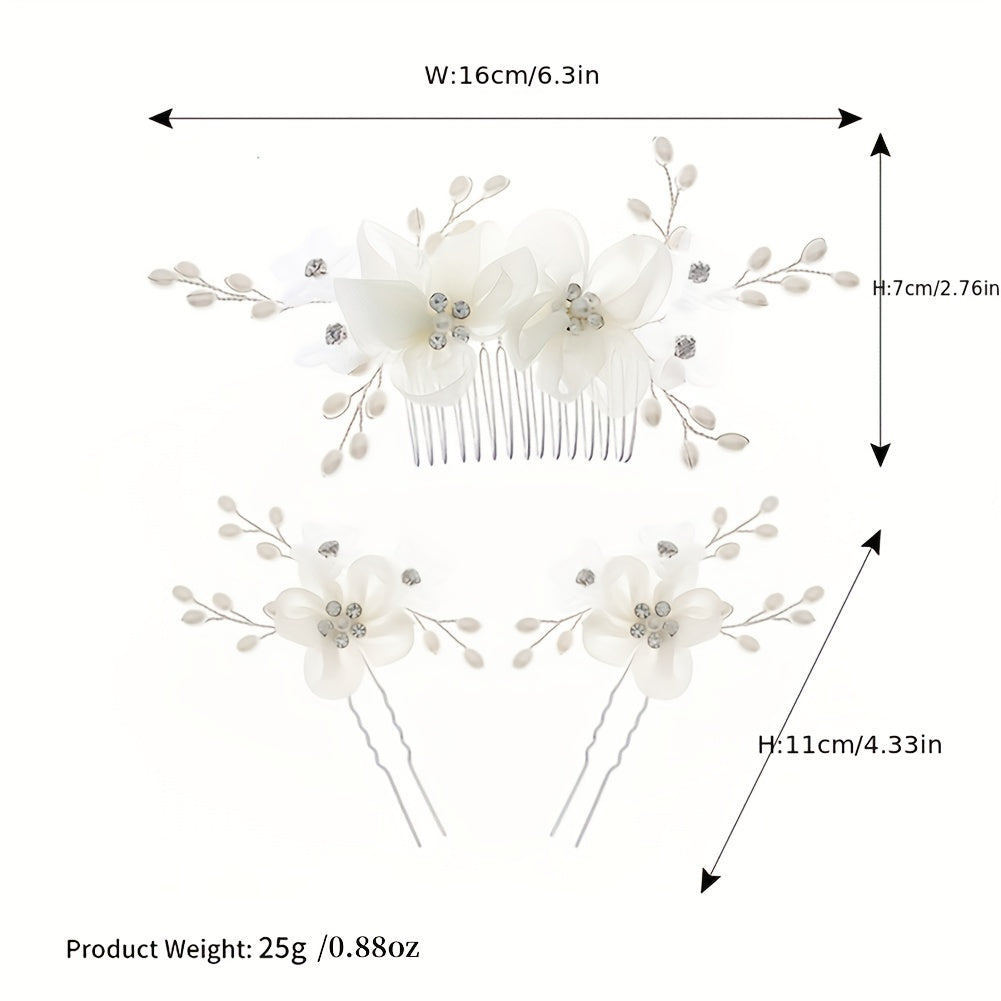 Oq kiyingan ayollar uchun soch uchun aksessuarlar, soch tarozi, U-shaklidagi soch chayqalgich, ipli niqob