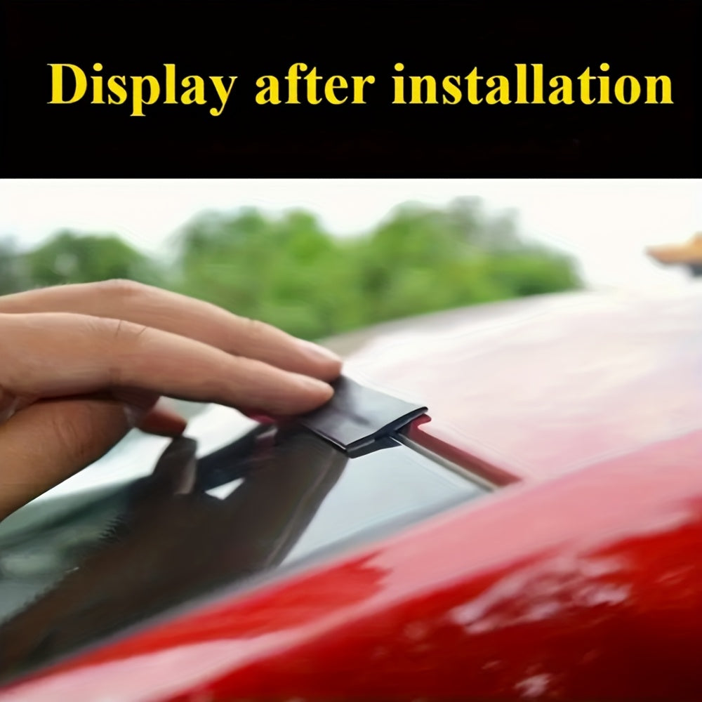 Tira de sellado para parabrisas de coche, banda de goma, sellador de clima, 4m, impermeable, a prueba de ruido