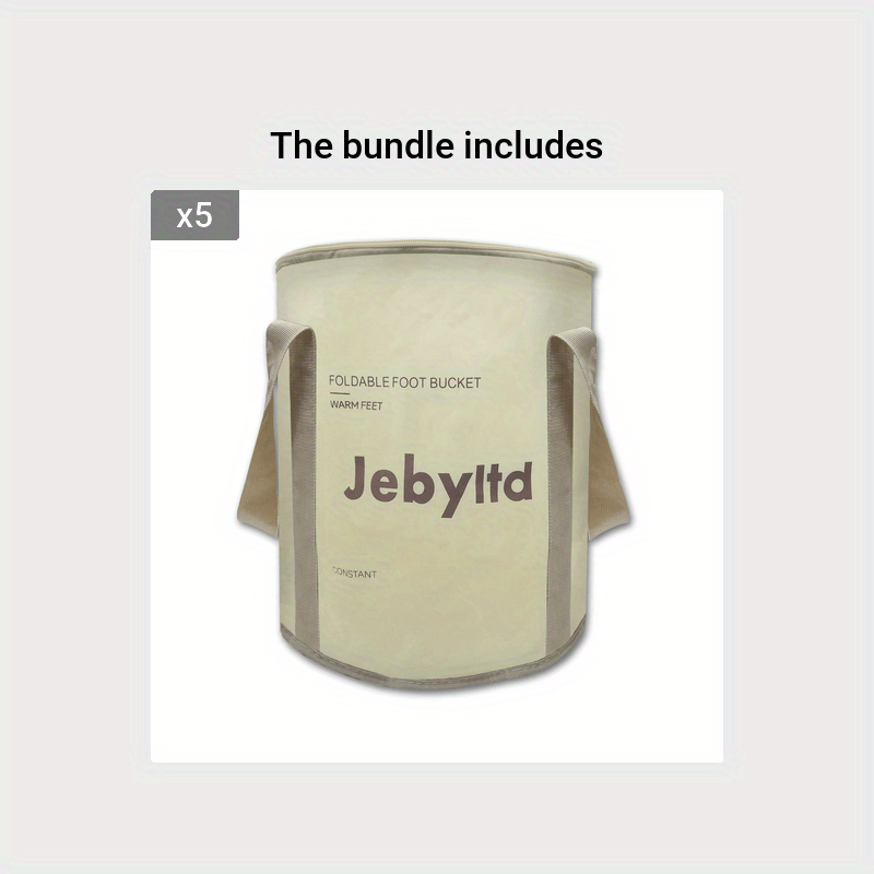 Aluminum Folding Foot Bath Basin Portable Thermostatic Foot Spa with Handle for Home Travel