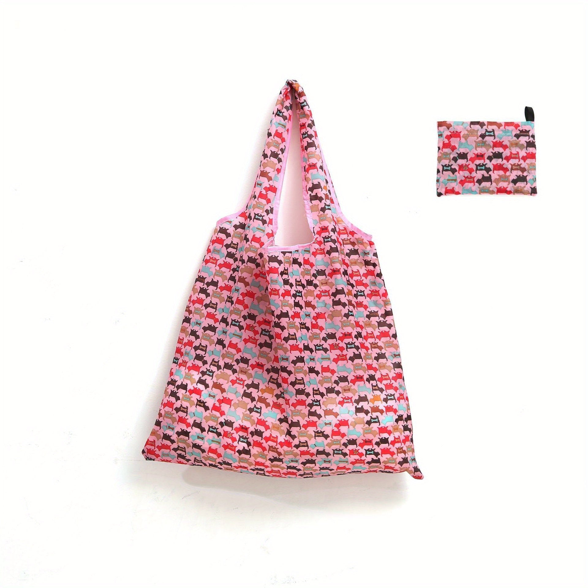 Large Capacity Reusable Oxford Cloth Shopping Bag with Portable Hand-held Storage