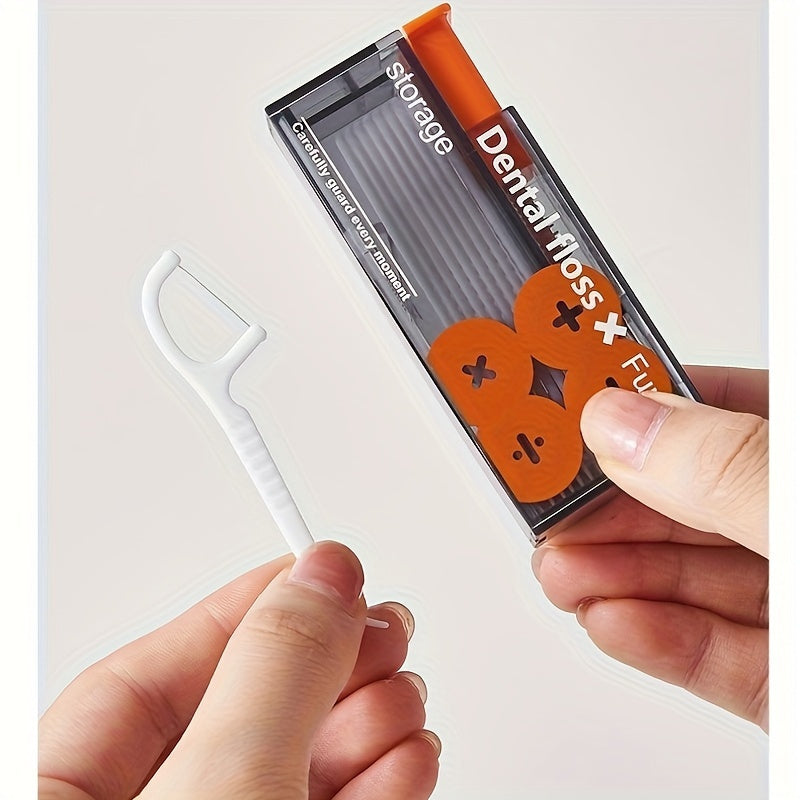 Автоматический диспенсер для зубной нити с автоматическим выдвигом, портативный, из полипропилена, без запаха