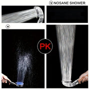 Hand Shower Water Saving Filter ABS High Pressure for Skin and Hair