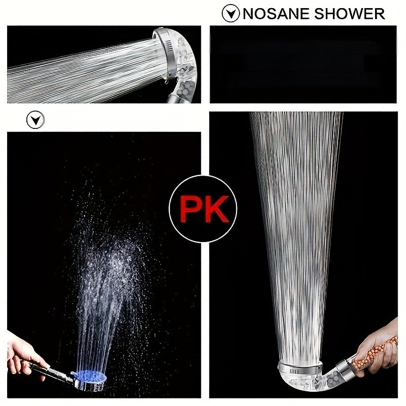 Hand Shower Water Saving Filter ABS High Pressure for Skin and Hair