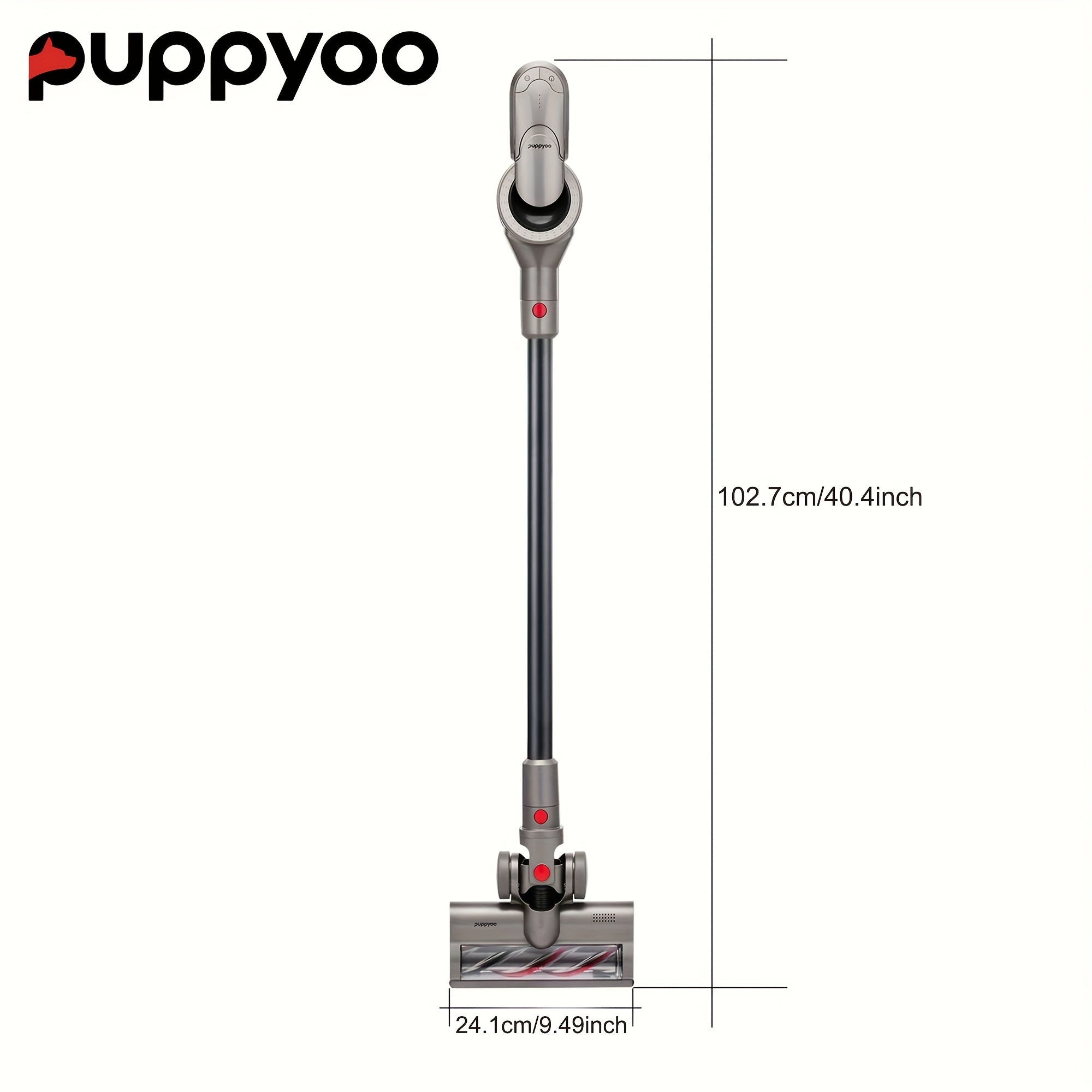 Cordless Stick Vacuum Cleaner with 20000Pa Suction Lightweight Rechargeable for Home Car Pet Hair Removal