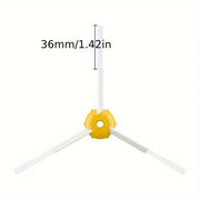 iRobot yon cho'tkasi aksessuarlar 6+1 to'plami, 600/700/800/900 seriyali vakuum robotlari bilan mos keladi, plastik pol ulanish qismlari