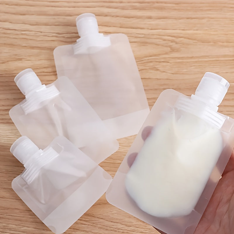 Travel Squeeze Pouches Refillable Lotion Shampoo Containers Leakproof 30/50/100ml