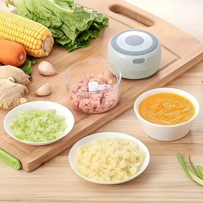 Portable Electric Mini Garlic Chopper 100/250ML Rechargeable Handy Food Chopper