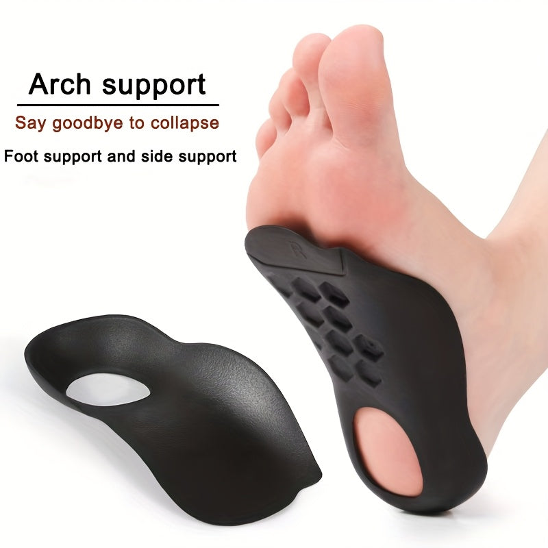 Unisex 3/4 Length Arch Support Insoles Thermoplastic Rubber Comfort