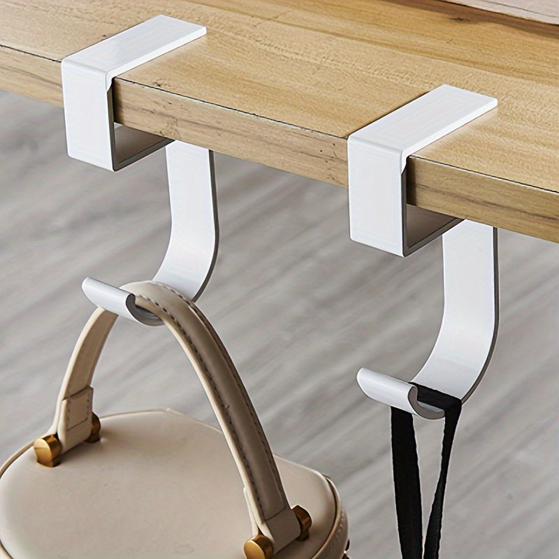 5-Shaped Desk Organizer with Removable Hook for Easy Mobility