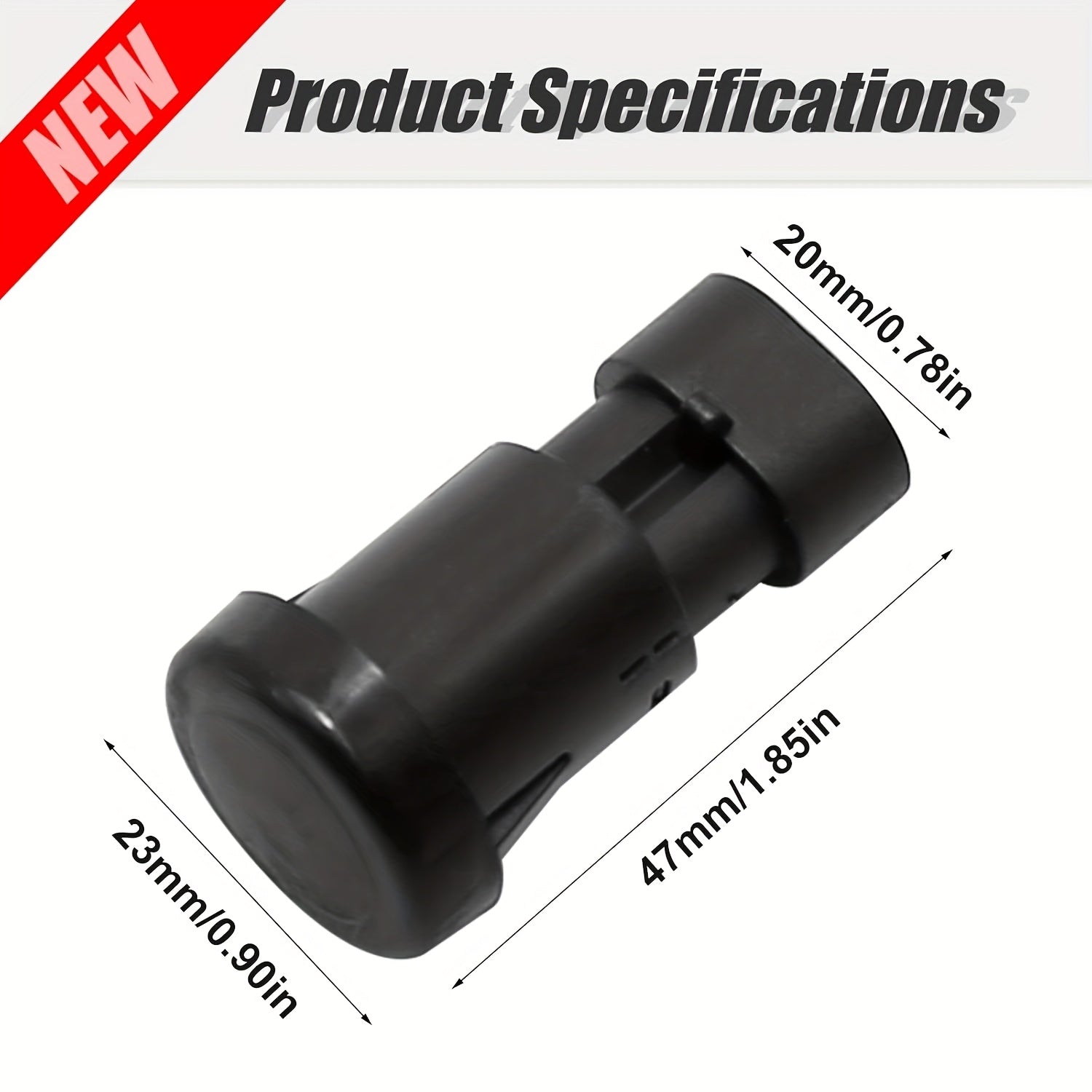 Rear Liftgate Window Glass Release Switch for SUV Fitment, 2 Pins, No Battery