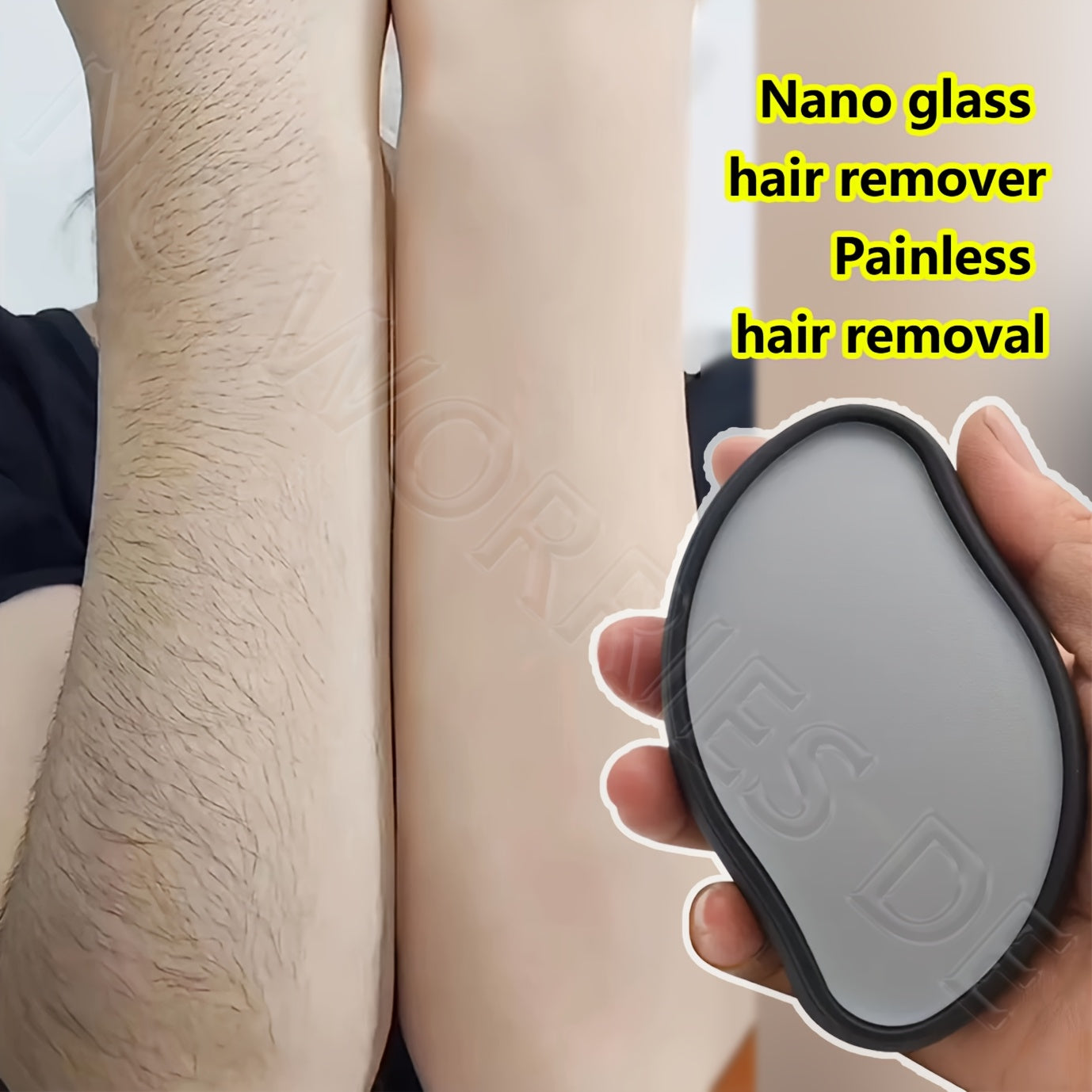 Removedor de vello nanométrico impermeable para uso unisex, reutilizable e indoloro para cuerpo y bikini