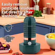 Wireless Ultrasonic Vegetable and Fruit Cleaner USB Rechargeable One-Button Quick Cleaning