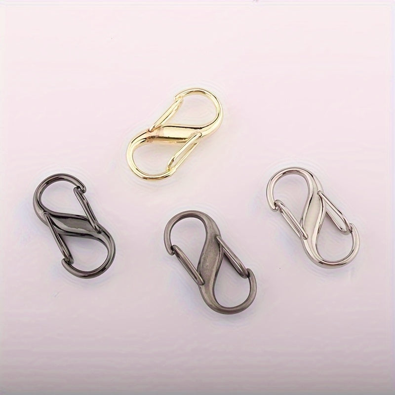 Set of 5 Alloy S-Hook Chain Adjusters for Bag Straps Metal Length Regulators