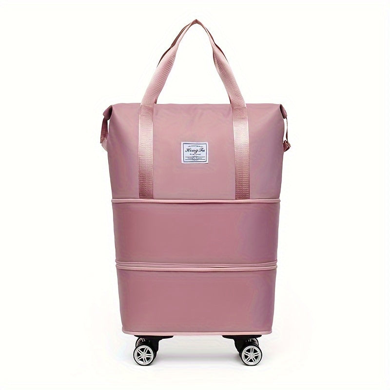 Expandable Waterproof Travel Bag with Spinner Wheels Large Capacity for Business Trips