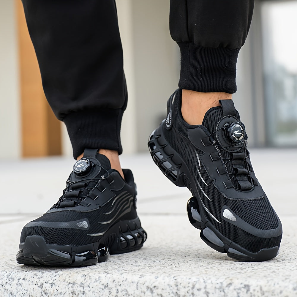 Zapatillas de seguridad con punta de acero y transpirables para todo tipo de estaciones