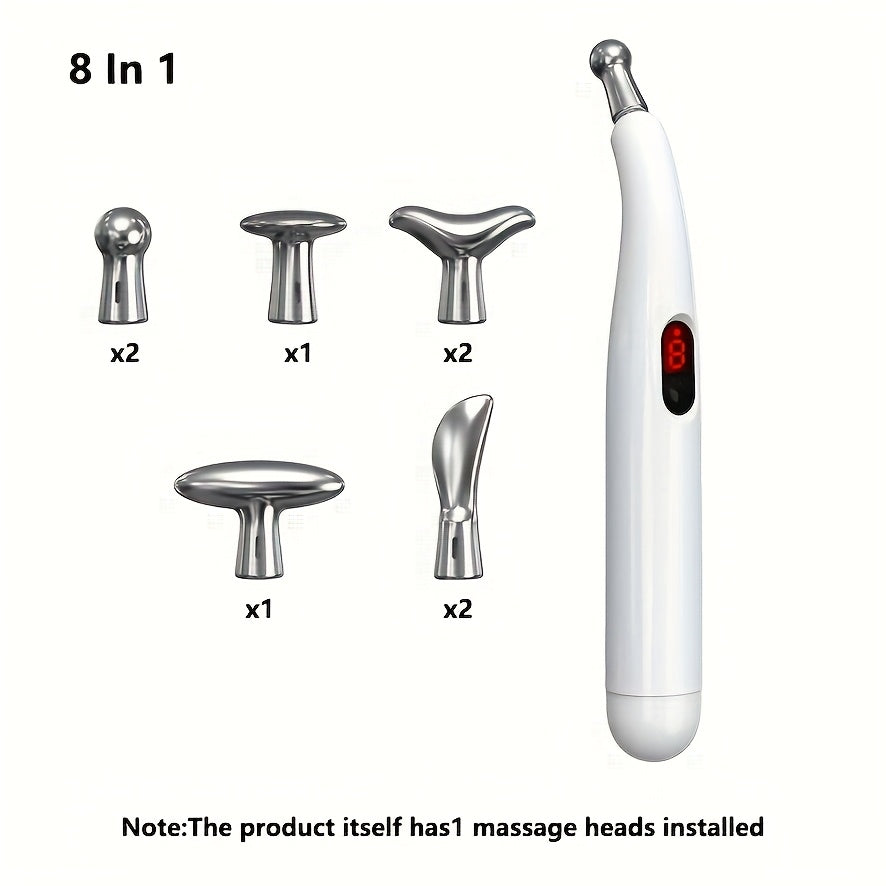 Electric Massage Pen with Rechargeable Lithium Battery, Adjustable Intensity for Back Neck Waist