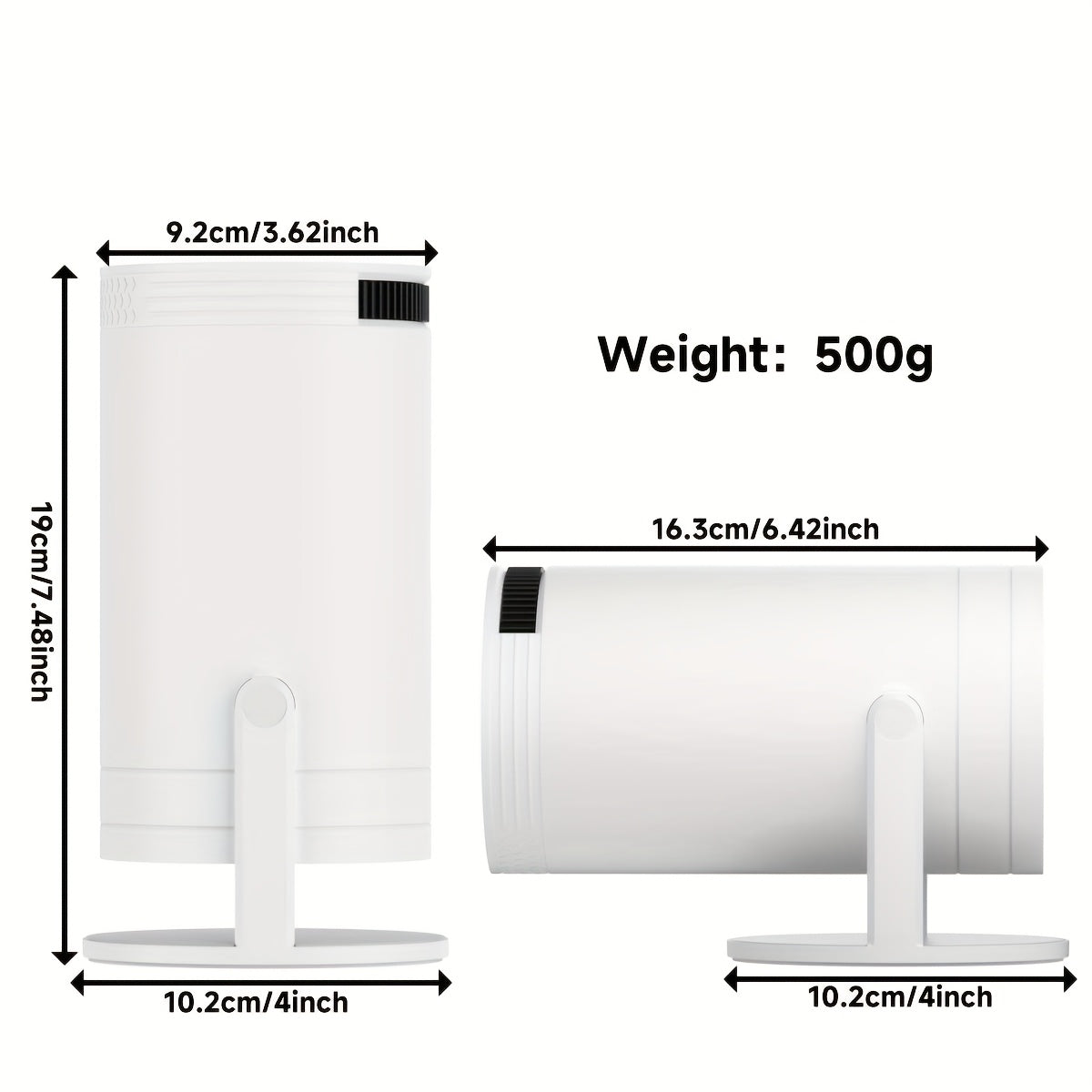 Portable HD 720p LCD Video Projector for Home Office Wi-Fi 16:9