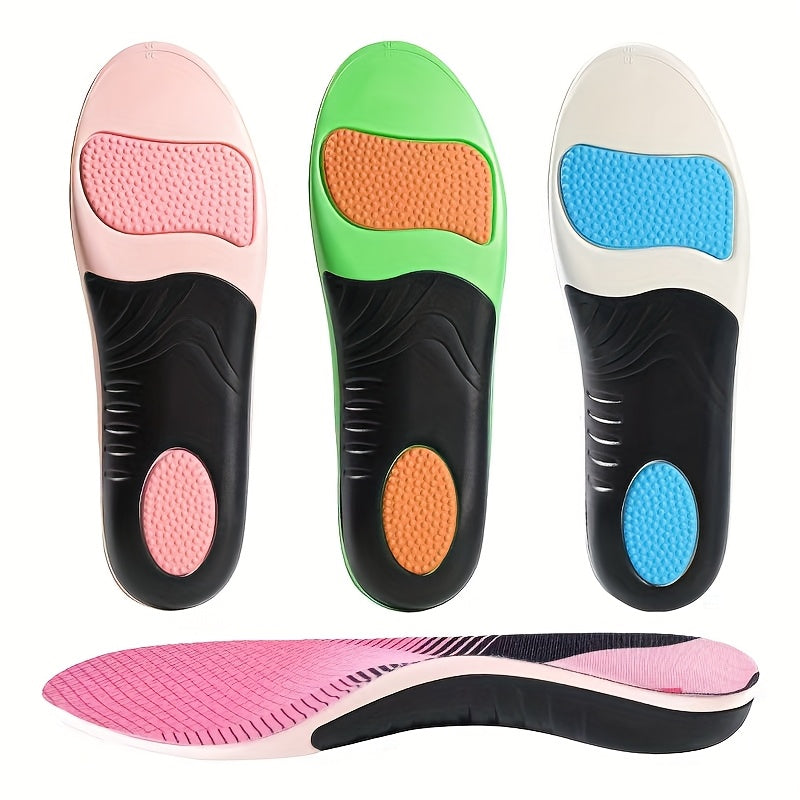 Unisex Arch Support Insoles Breathable Shock Absorbing Moisture-Wicking