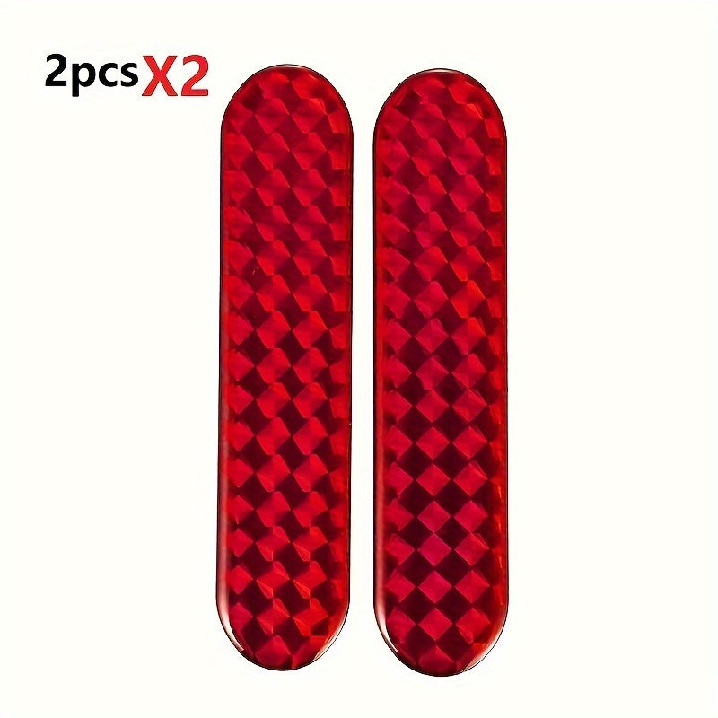 Universal Car Reflective Strips Door Stickers Safety Warning Tape 2/4/8pcs