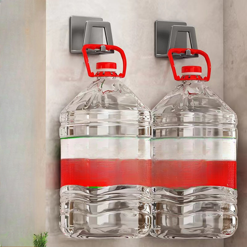 Wall-Mounted Steel Pot and Pan Holder Rack for Kitchen Storage Organization