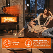 Aluminum Table Fan with Bracket for Heater Fireplace Log Burner Stove Accessories