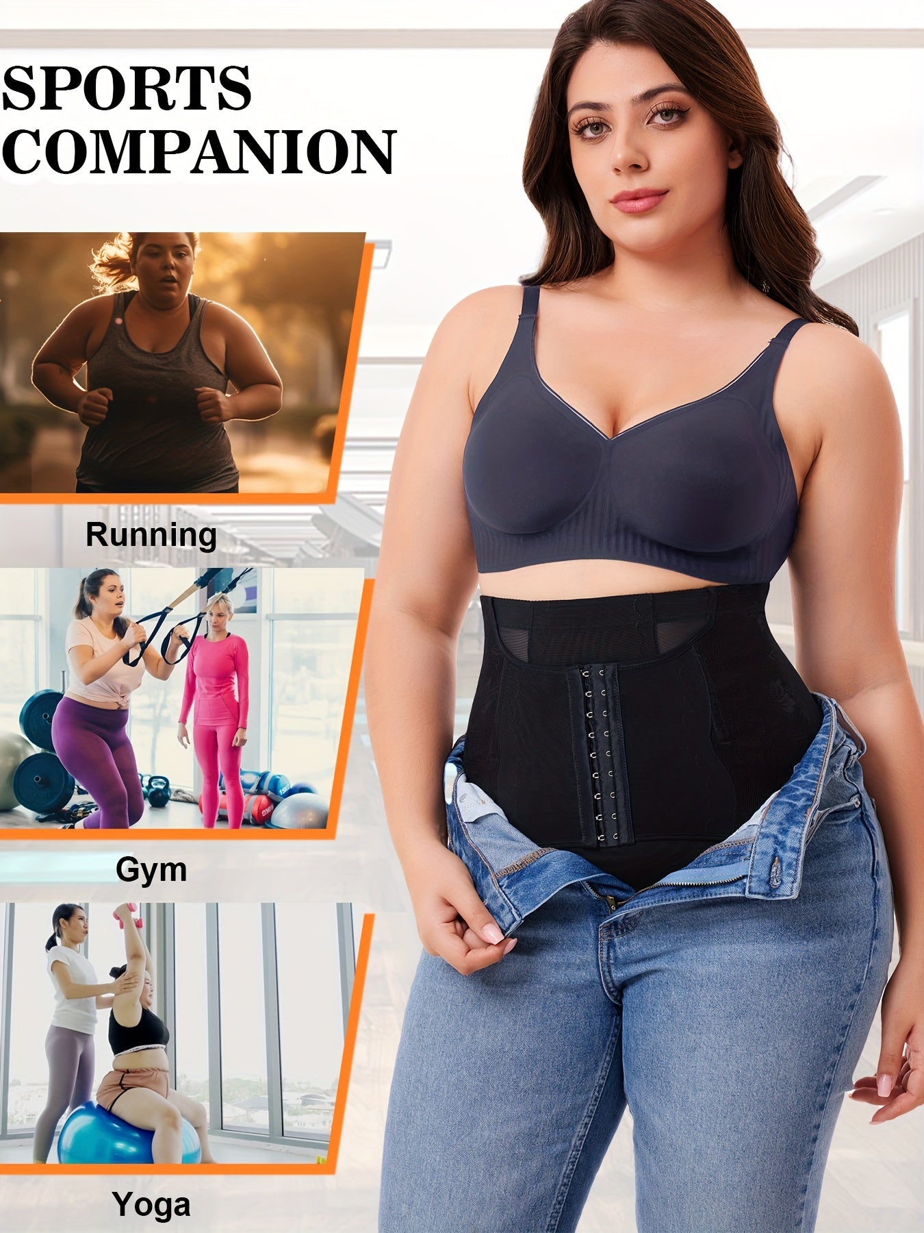 Women's Breathable Mesh Shapewear Bottoms with Butt-Lifting and Adjustable Belt
