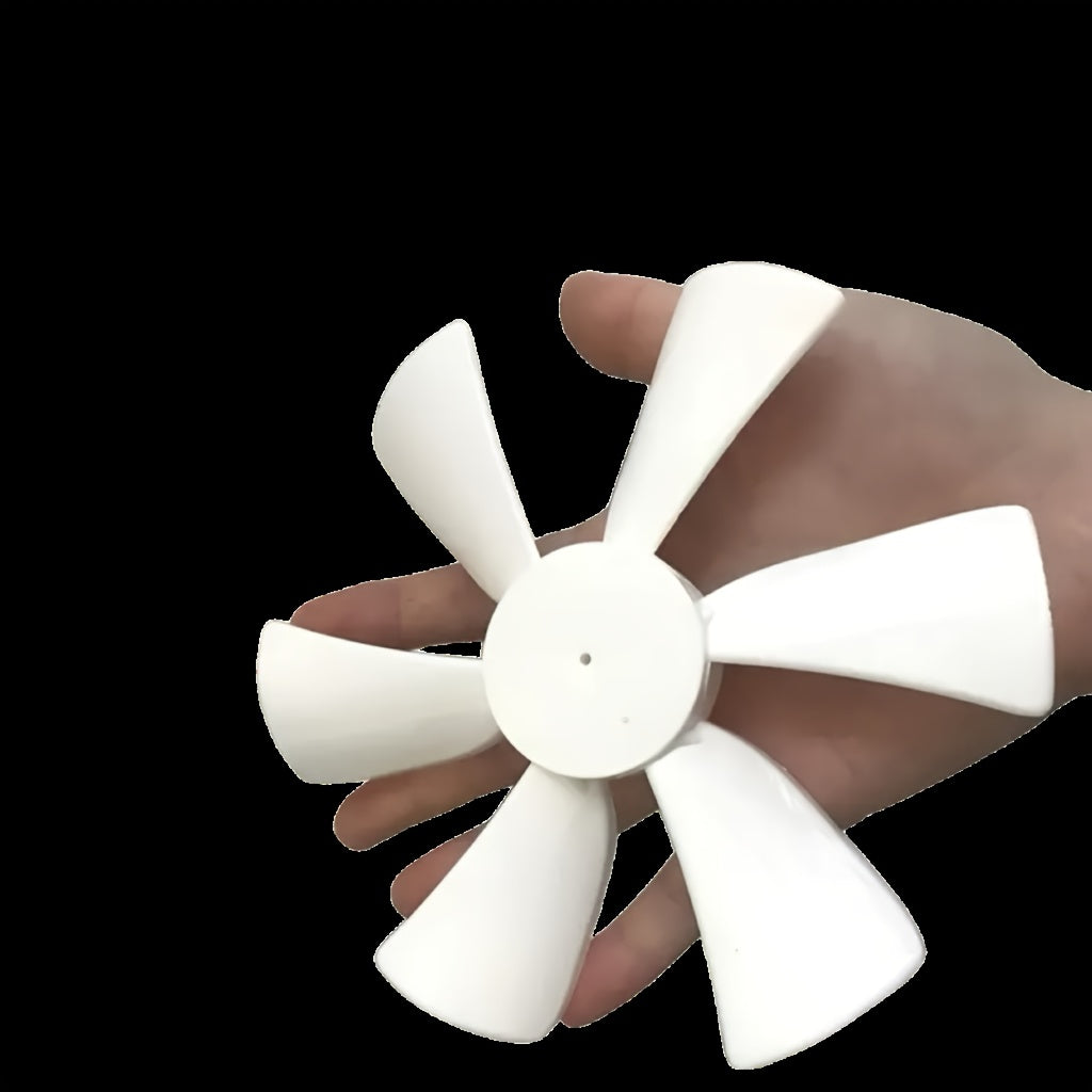 RV Window Vent Fan 15.24 cm ABS Universal Internal D-Shaped Small Fan Blade