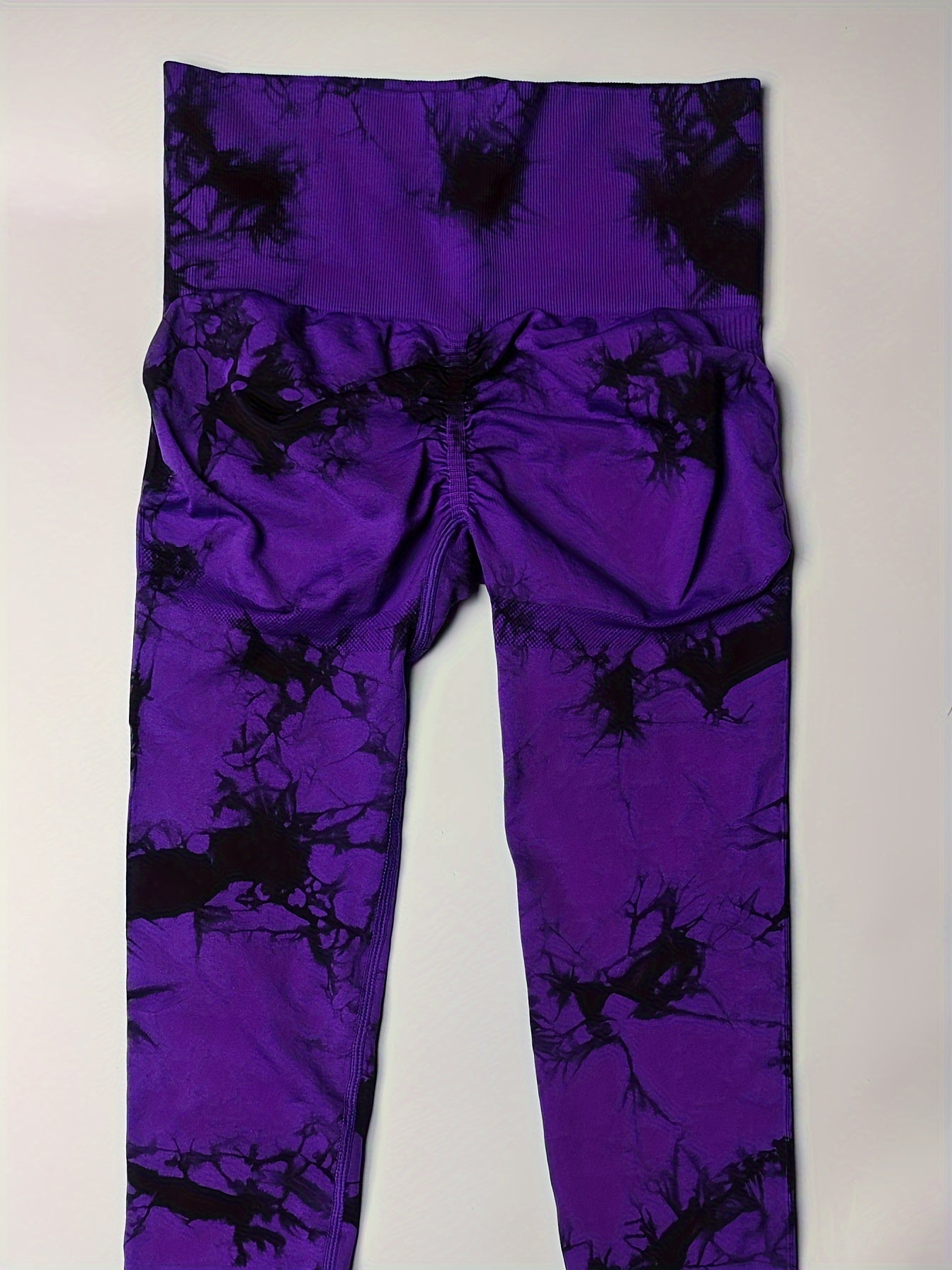 High Stretch Tie-Dye Seamless Tummy Control Gym Leggings for Yoga