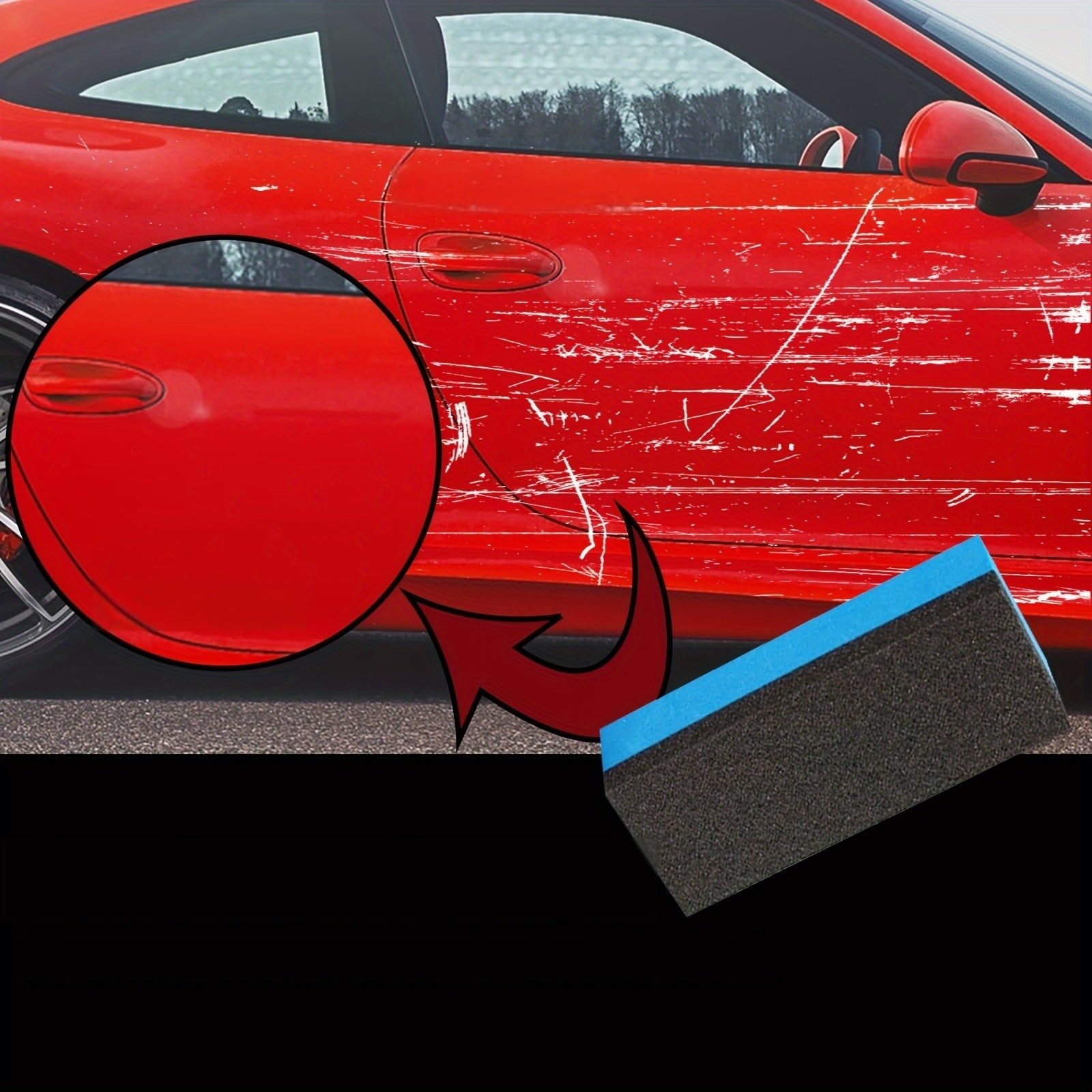 Car Scratch Remover Wax - Restores Shine Quickly for All Paint Colors