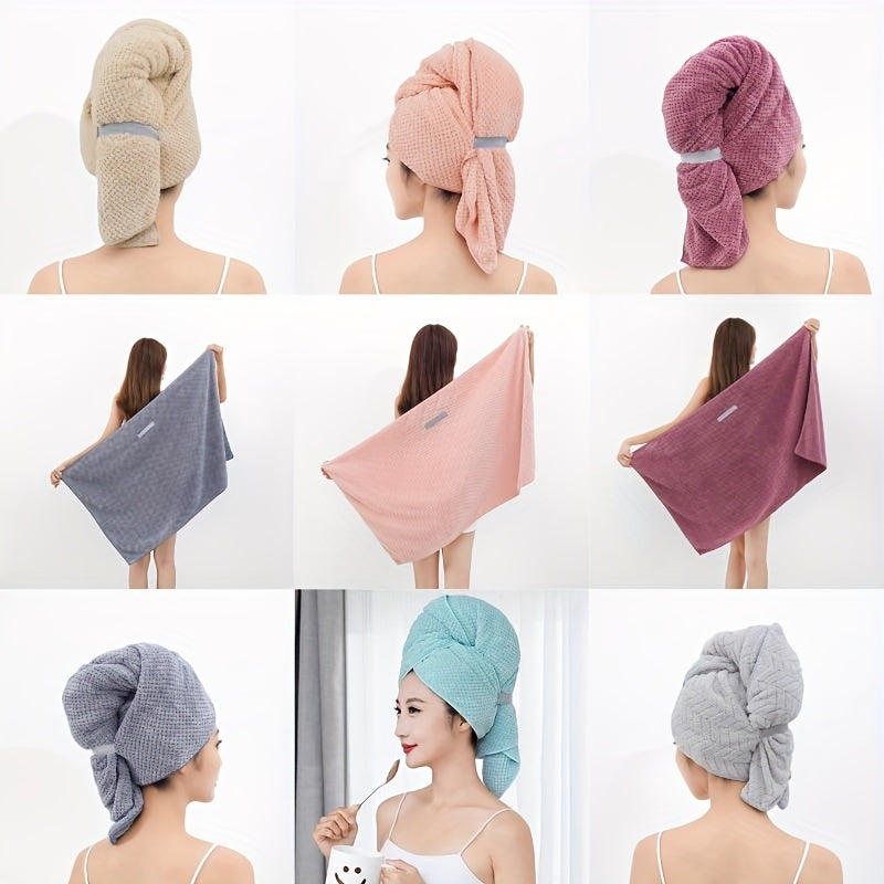 Women’s Space-Themed Hair Towel Wrap Absorbent Polyester Nylon Spa Shower Bath