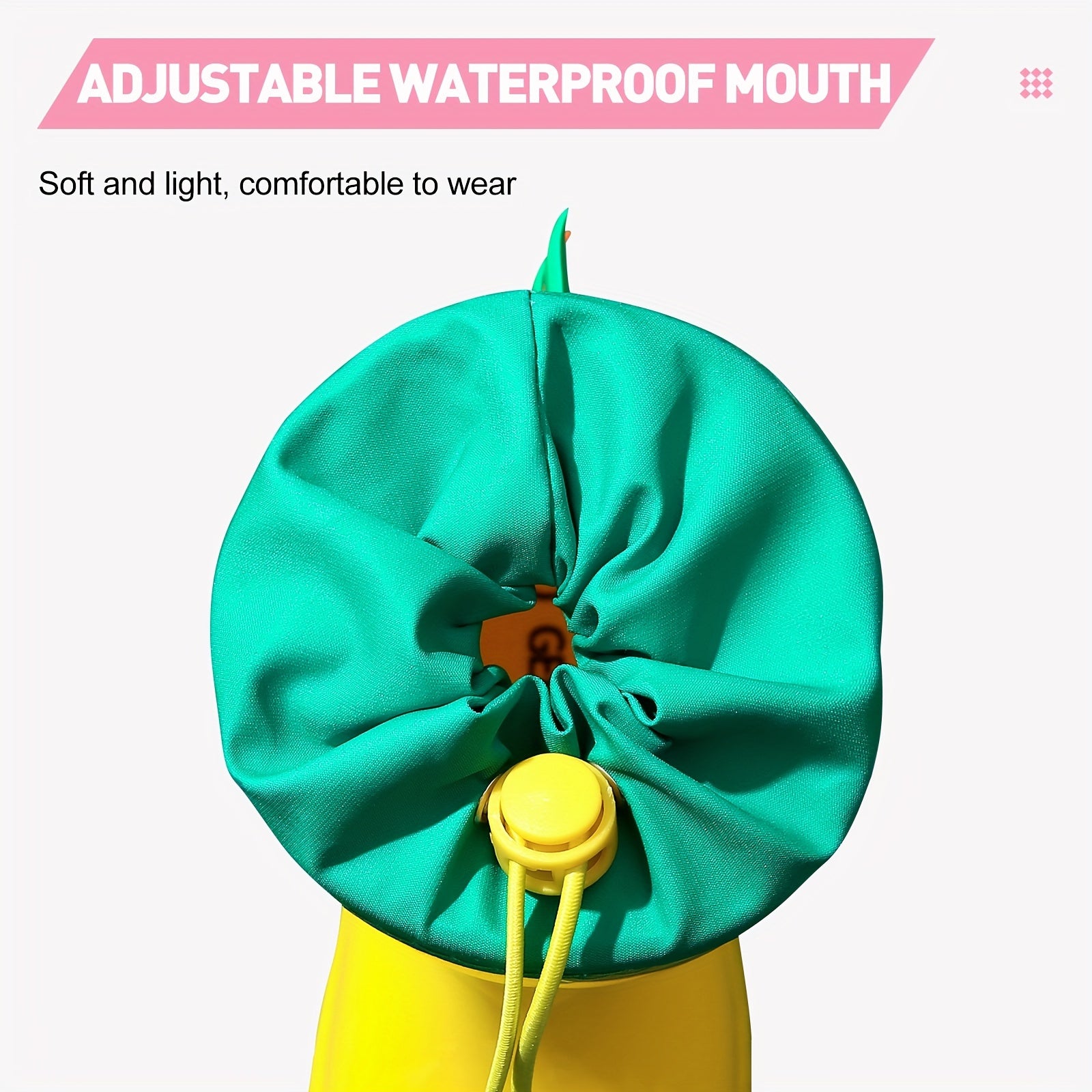 Kids' Dinosaur Rain Boots Waterproof Non-Slip Short Boots for Ages 2-8