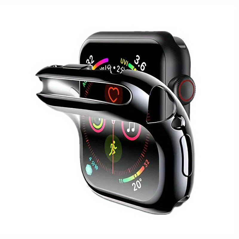 TPU Screen Protector Case for Apple Watch Series 10 9 8 7 6 5 4 3 Shockproof Cover High Definition Touchscreen Compatible